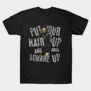 Sonya Deville Hair Up Square Up T-Shirt